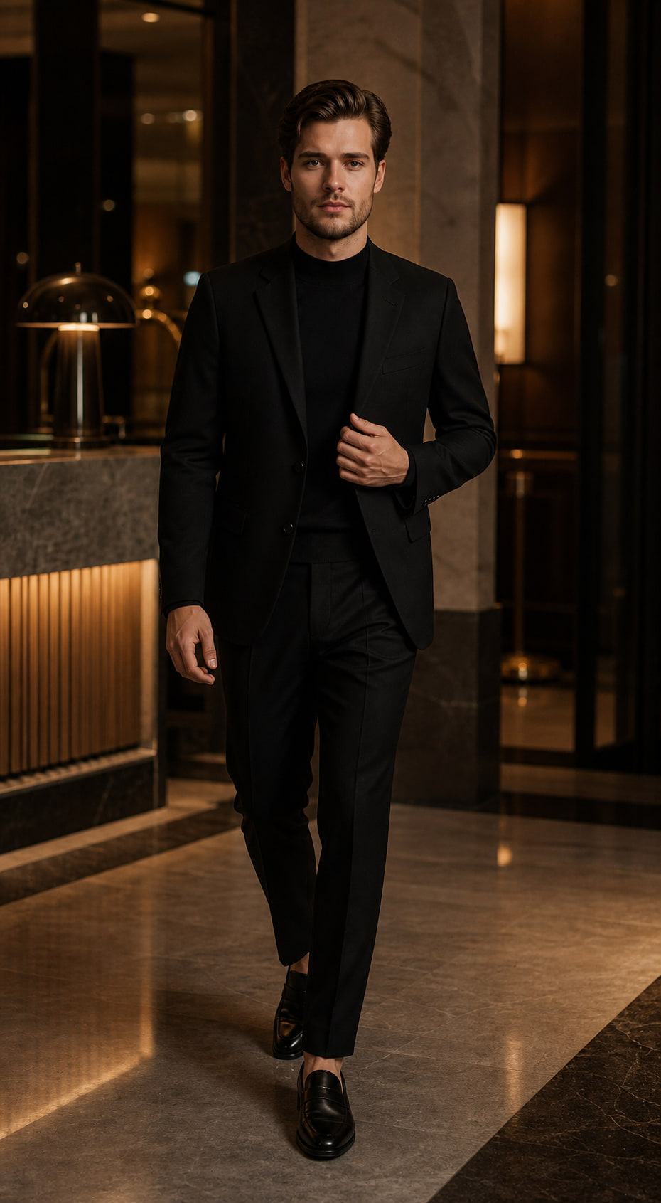 Homem usando um look de alfaiataria criado no GoLook
